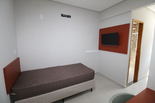 Quarto / Cozinha de kitnet/studio para alugar com 1 quarto, 24m² em Vila Maria, São José dos Campos