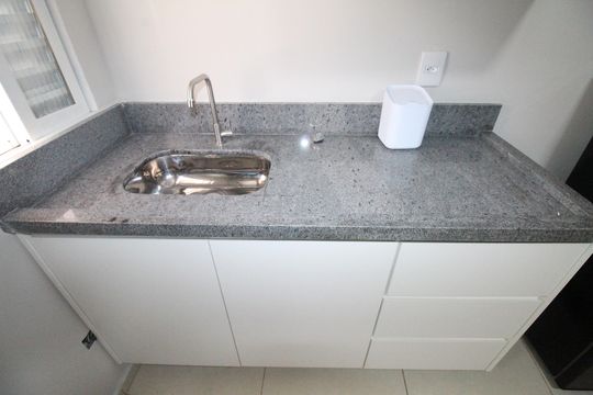 Quarto / Cozinha de kitnet/studio para alugar com 1 quarto, 26m² em Vila Maria, São José dos Campos