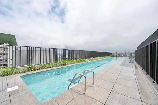 Área comum - Piscina de apartamento para alugar com 1 quarto, 26m² em Vila Clementino, São Paulo