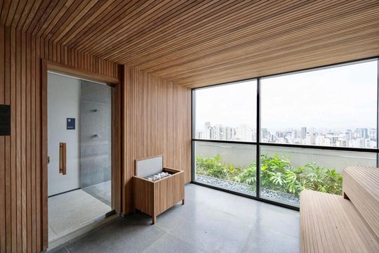 Área comum de apartamento para alugar com 1 quarto, 26m² em Vila Clementino, São Paulo