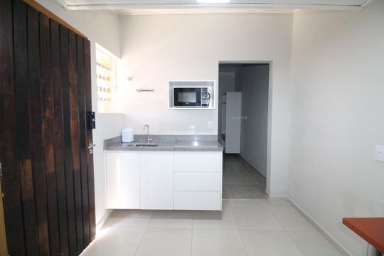 Cozinha de kitnet/studio para alugar com 1 quarto, 26m² em Vila Maria, São José dos Campos