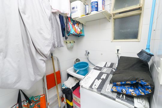 Área de Serviço de apartamento à venda com 2 quartos, 50m² em Jardim Santo André, Santo André