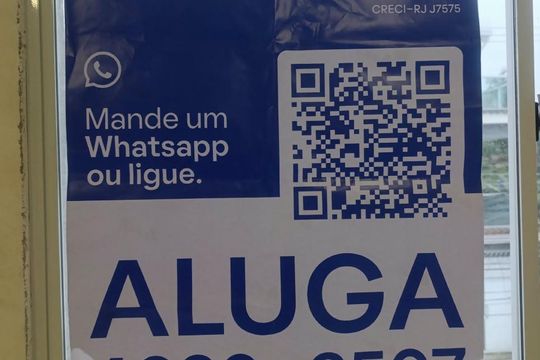Placa de apartamento para alugar com 1 quarto, 50m² em Andrade Araujo, Belford Roxo