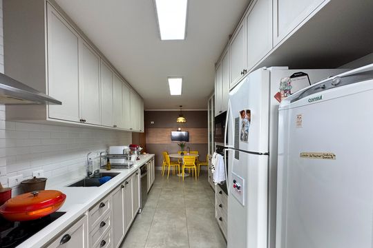 Cozinha de apartamento à venda com 3 quartos, 158m² em Vila Goncalves, São Bernardo do Campo