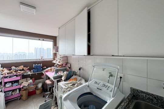 Área de Serviço de apartamento à venda com 3 quartos, 158m² em Vila Goncalves, São Bernardo do Campo