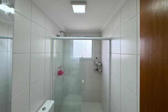 Banheiro - Suíte 3 de apartamento à venda com 3 quartos, 158m² em Vila Goncalves, São Bernardo do Campo