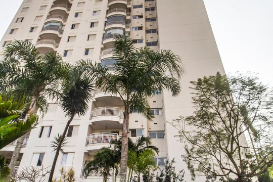 Fachada do bloco de apartamento à venda com 2 quartos, 80m² em Tamboré, Santana de Parnaíba