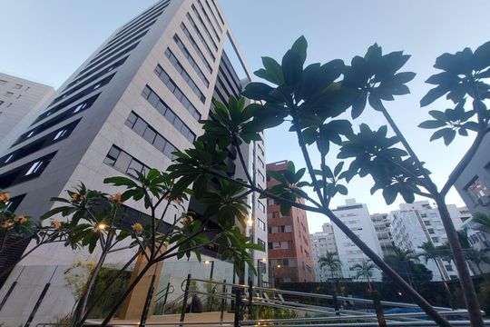 Fachada de apartamento para alugar com 3 quartos, 110m² em Lourdes, Belo Horizonte