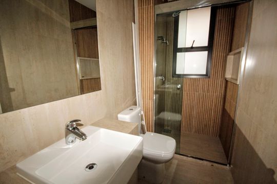 banheiro 1 de apartamento para alugar com 3 quartos, 110m² em Lourdes, Belo Horizonte