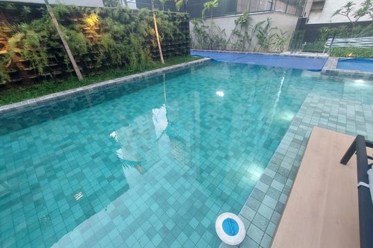 Área comum - Piscina de apartamento para alugar com 3 quartos, 110m² em Lourdes, Belo Horizonte