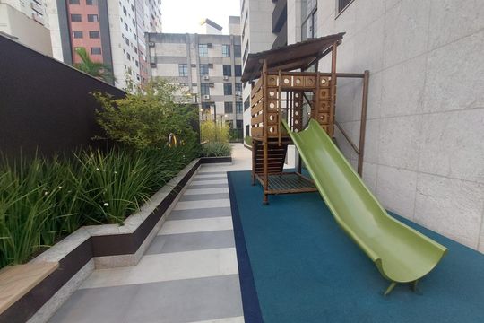 Área comum - Playground de apartamento para alugar com 3 quartos, 110m² em Lourdes, Belo Horizonte