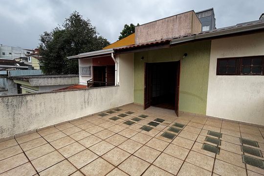 Varanda da Suíte de casa à venda com 3 quartos, 178m² em Vila Helena, Santo André