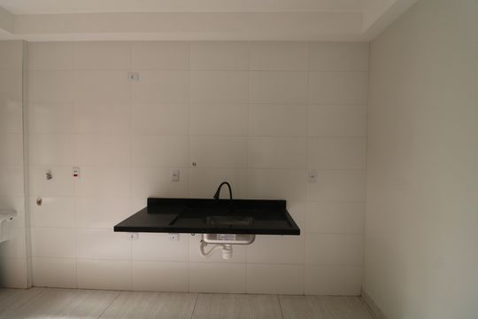 Cozinha de apartamento à venda com 2 quartos, 52m² em Parque Independencia, São Paulo