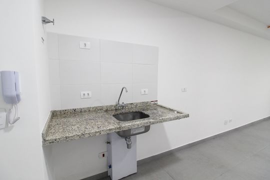 Cozinha de apartamento para alugar com 1 quarto, 33m² em Instituto de Previdencia, São Paulo