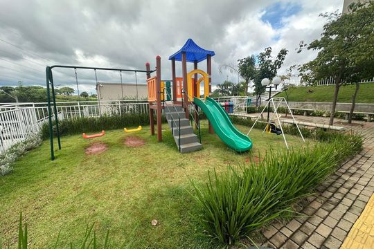 Área externa de apartamento para alugar com 2 quartos, 47m² em Jardim das Cerejeiras, Campinas