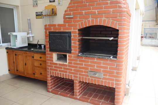 Área comum - Churrasqueira de apartamento para alugar com 2 quartos, 53m² em Vila Bela, São Paulo