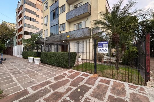 Fachada de apartamento à venda com 2 quartos, 88m² em Menino Deus, Porto Alegre