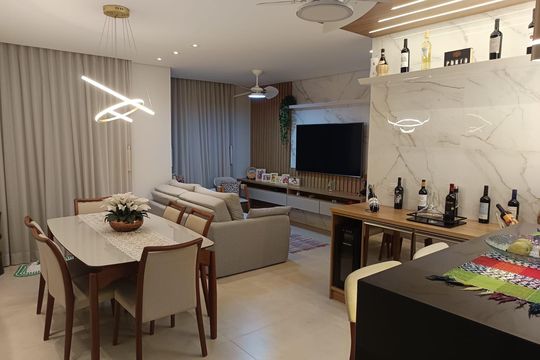 Sala de Jantar de apartamento para alugar com 2 quartos, 70m² em Parque Conceição Ii, Piracicaba