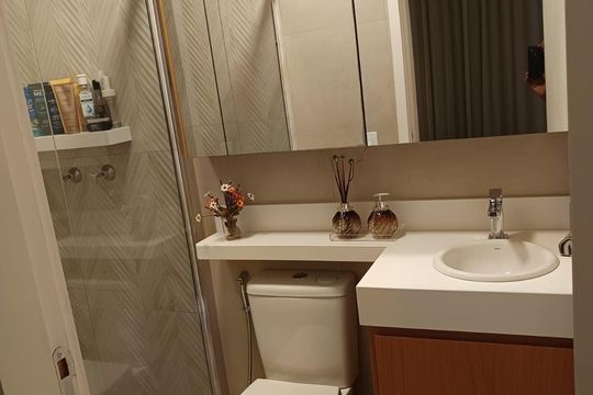 Banheiro de apartamento para alugar com 2 quartos, 70m² em Parque Conceição Ii, Piracicaba