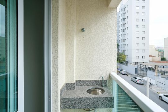 Varanda de apartamento à venda com 2 quartos, 50m² em Rudge Ramos, São Bernardo do Campo