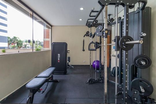 Área comum - Academia de apartamento para alugar com 1 quarto, 65m² em Alphaville Industrial, Barueri