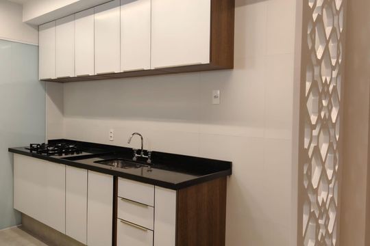 Cozinha de apartamento para alugar com 2 quartos, 100m² em Parque Sao Domingos, São Paulo