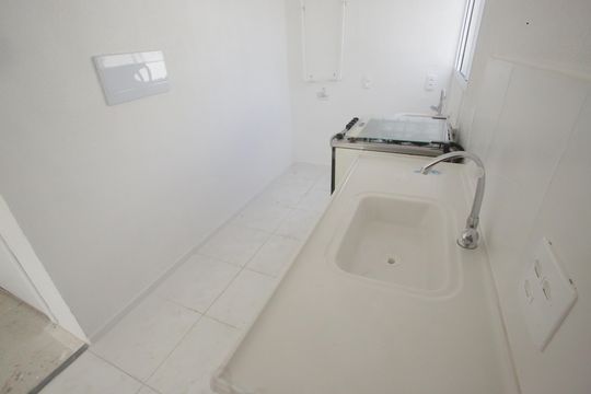 Cozinha de apartamento à venda com 2 quartos, 48m² em Jacarepaguá, Rio de Janeiro
