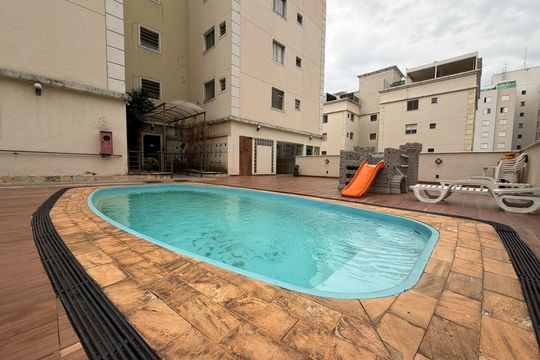 PISCINA de apartamento à venda com 2 quartos, 62m² em Buritis, Belo Horizonte