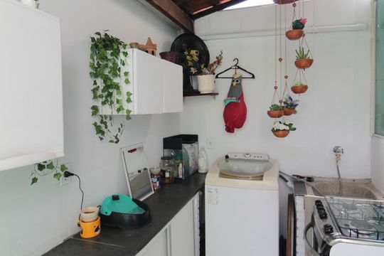 Área de Serviço de casa à venda com 3 quartos, 58m² em Santa Amelia, Belo Horizonte