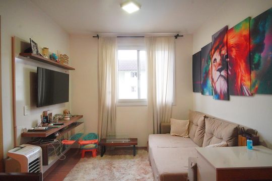 Sala de apartamento para alugar com 2 quartos, 51m² em Liberdade, Novo Hamburgo
