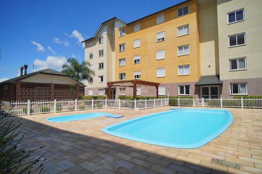 Área comum - Piscina de apartamento para alugar com 2 quartos, 51m² em Liberdade, Novo Hamburgo