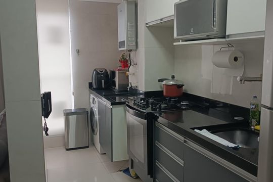 Cozinha de apartamento à venda com 2 quartos, 41m² em Vila Itapegica, Guarulhos
