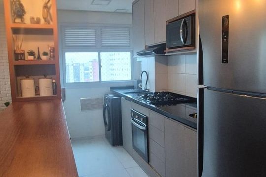 Cozinha de apartamento para alugar com 2 quartos, 48m² em Sacomã, São Paulo