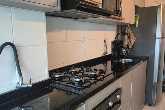 Cozinha de apartamento para alugar com 2 quartos, 48m² em Sacomã, São Paulo