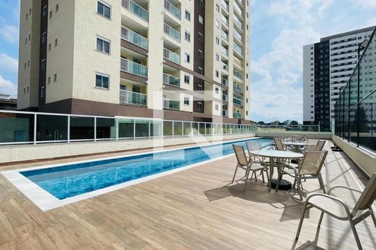 Area Comum - Piscina de apartamento para alugar com 2 quartos, 55m² em Vila Galvão, Guarulhos