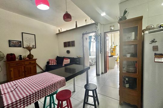 Sala de apartamento à venda com 2 quartos, 57m² em Centro, Belo Horizonte