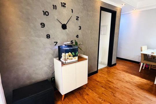Corredor de apartamento à venda com 2 quartos, 74m² em Jardim Henriqueta, Taboão da Serra
