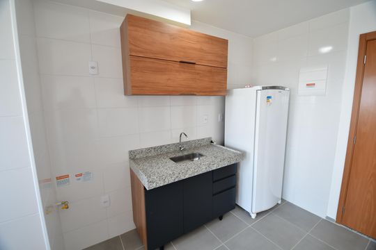 Cozinha de apartamento para alugar com 2 quartos, 45m² em Notre Dame, Campinas