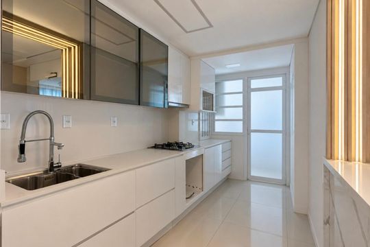 Cozinha de apartamento para alugar com 2 quartos, 80m² em Campinas, São José