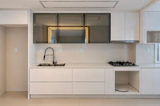 Cozinha de apartamento para alugar com 2 quartos, 80m² em Campinas, São José