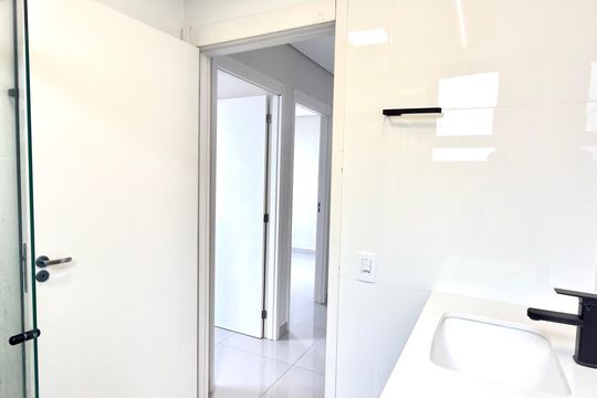 Banheiro Social de apartamento para alugar com 2 quartos, 45m² em Colonial, Contagem