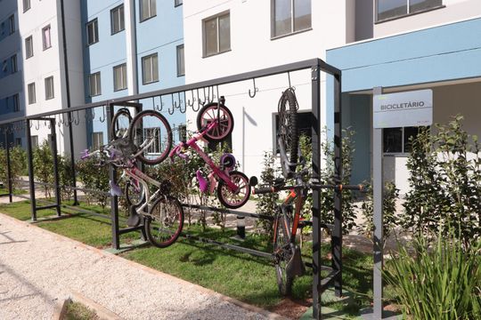 Área comum - Bicicletário de apartamento para alugar com 1 quarto, 35m² em Cidade São Mateus, São Paulo