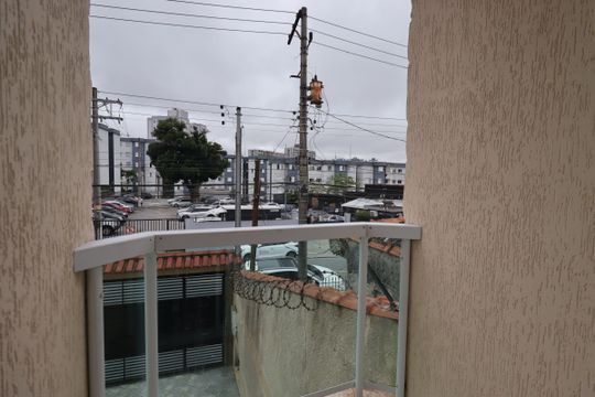Sacada da Suíte de casa à venda com 3 quartos, 120m² em Vila Bela Vista, Santo André