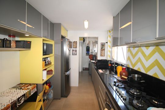 Cozinha de apartamento à venda com 3 quartos, 83m² em Água Fria, São Paulo