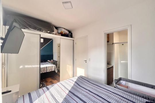 Suíte 2 de casa de condomínio à venda com 2 quartos, 70m² em Chácaras São Luís, Barueri