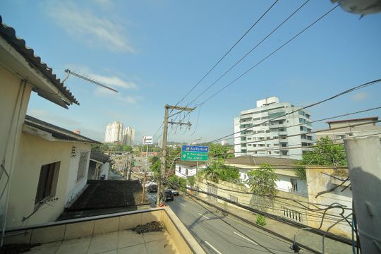 Varanda Quarto 1 vista  de casa para alugar com 2 quartos, 97m² em Centro, São Bernardo do Campo