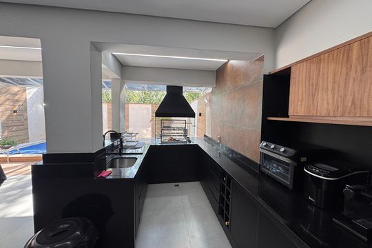 Área gourmet de casa de condomínio para alugar com 3 quartos, 400m² em Jardim da Gloria, Cotia
