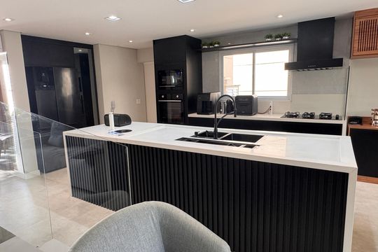Cozinha de casa de condomínio para alugar com 3 quartos, 400m² em Jardim da Gloria, Cotia