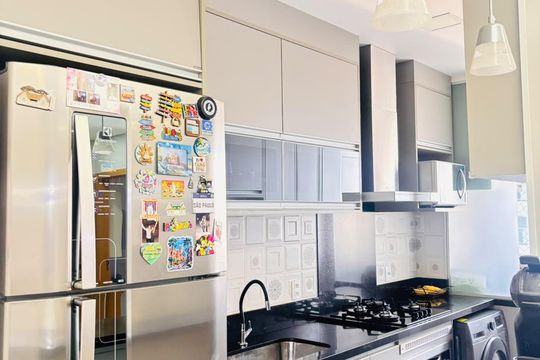 Cozinha de apartamento à venda com 2 quartos, 60m² em Norte, Brasília
