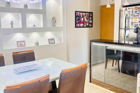 Sala de Jantar de apartamento à venda com 2 quartos, 60m² em Norte, Brasília